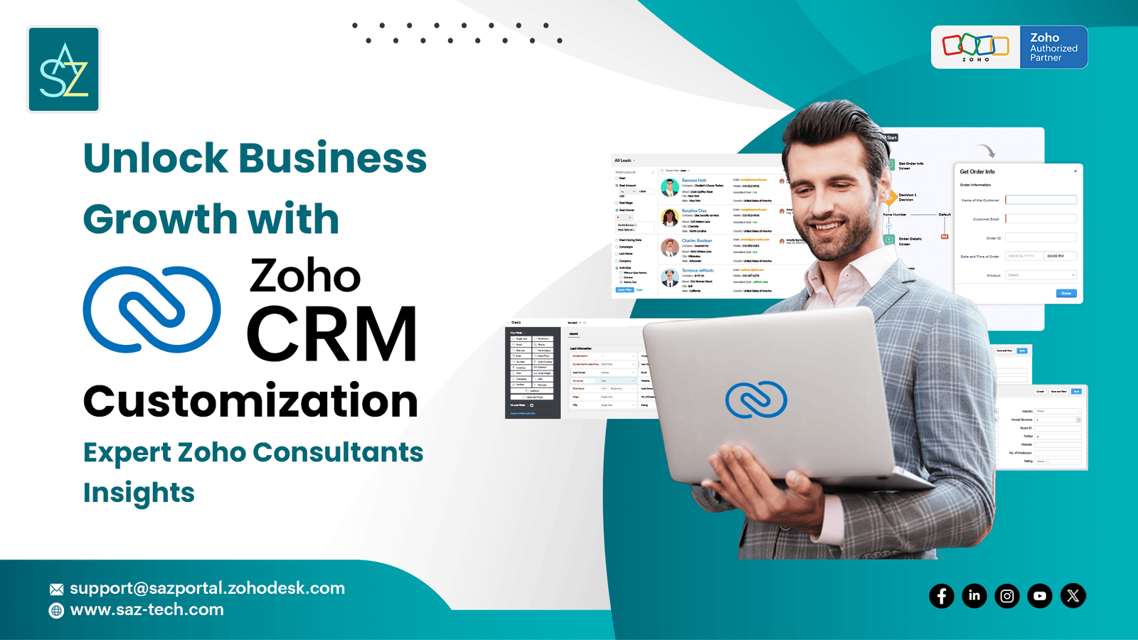 Unlock Business Growth with Zoho CRM Customization: Expert Zoho Consultants  Insights